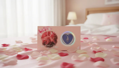 Love Pearl Chain Necklace Ring | Romantic Gift Box