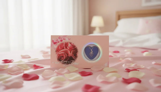 Love Pearl Chain Necklace Ring | Romantic Gift Box