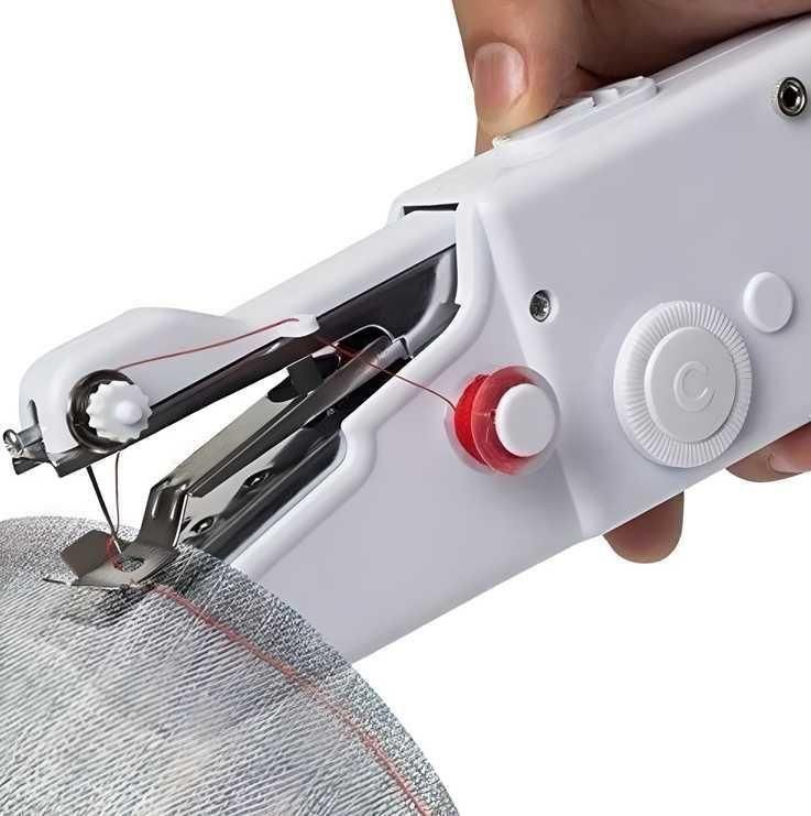 Portable White Sewing Machine