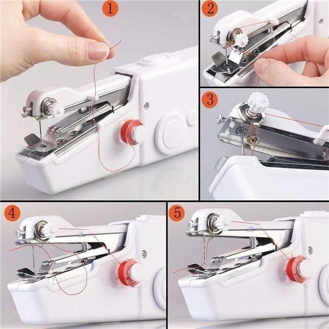 Portable White Sewing Machine